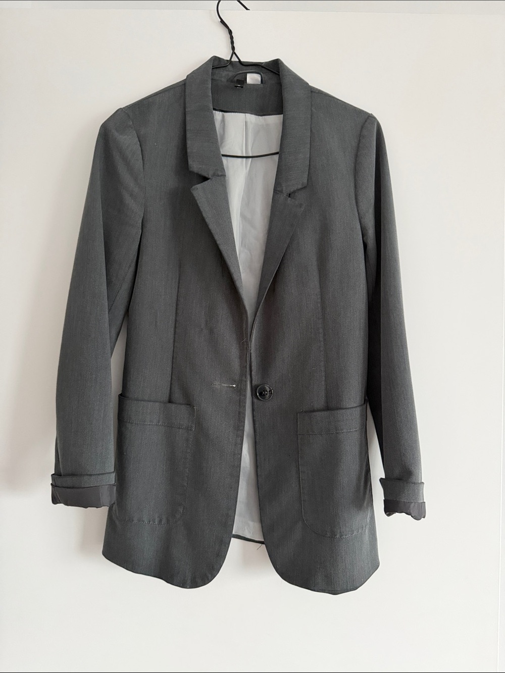 Divided Women's Gray Single-Button Blazer